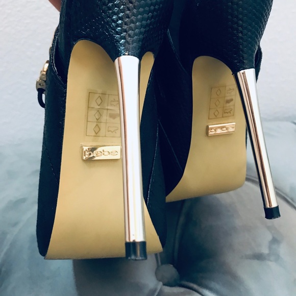 Bebe open toe evenn booties size 5 - Picture 4 of 8